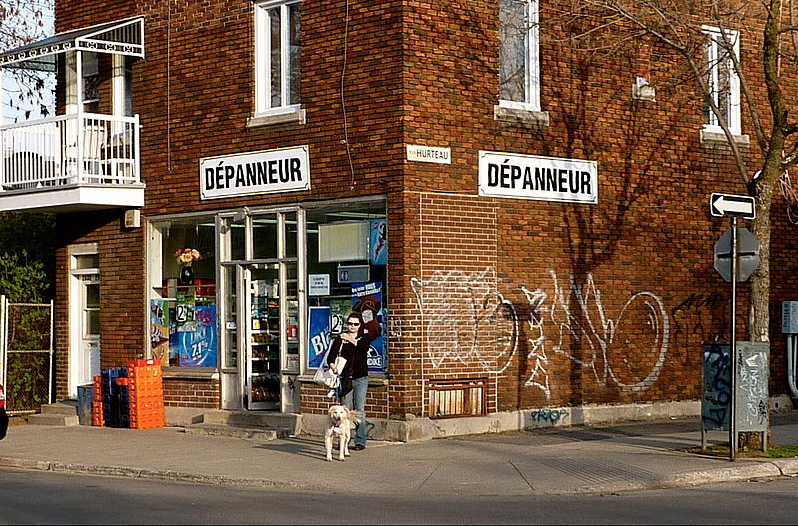 
        
        
        Image 1: A <i>depanneur</i> in Montreal, QC. Source: Wikimedia Commons. Author: Minm                  