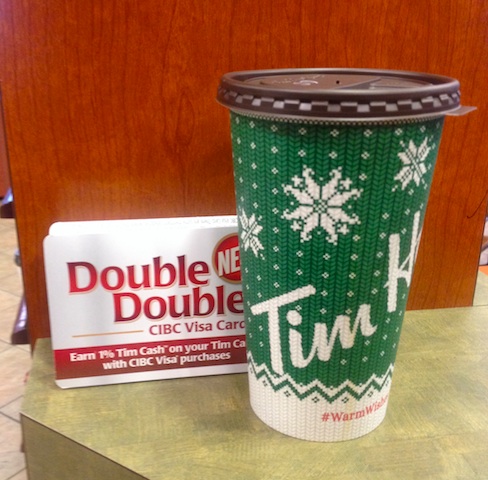 
        
        Image 1: A Tim Hortons <i>double-double</i>. Photo: B. Ford            