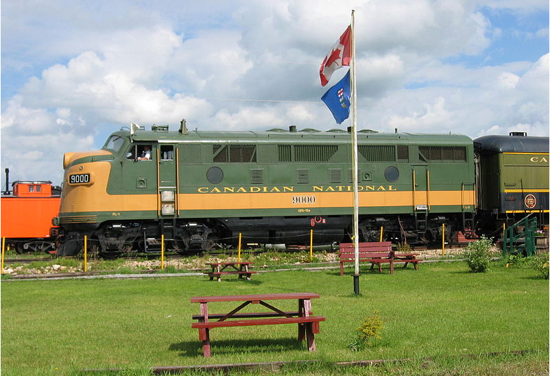 
        
        
        Image 1: A <i>Canadian National Railways</i> locomotive, Alberta Railway Museum. Source: Wikimedia Commons. Photo: SoftwareSimian             