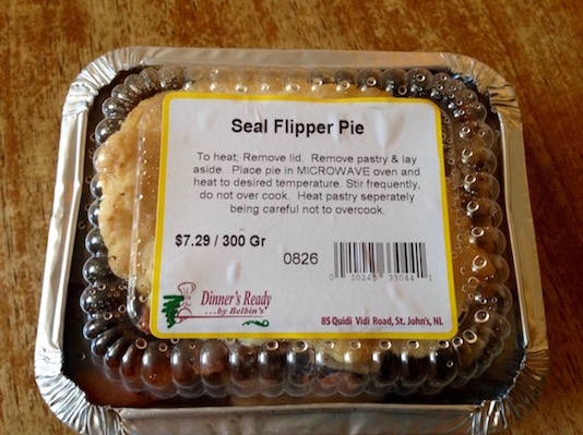 Image 2: A packaged <i>flipper pie</i>. Photo: B. Ford