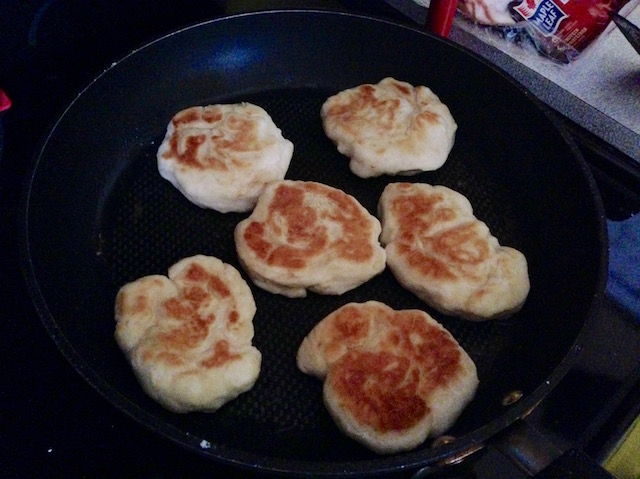 Image 2: Homemade pan-fried <i>toutons</i>. Photo: B. Ford