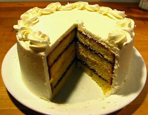 
        
        
        Image 1: A cake covered with <i>icing</i> (Source: Wikimedia Commons. Photo: Scheinwerfermann)