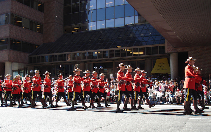 
        
        Image 1: <i>Mounties</i> at a parade. Source: Wikimedia Commons. Photo: A. Webber           